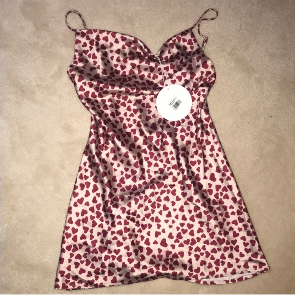 Pink hearts dress